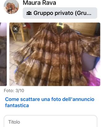 Cappottino svasato visone