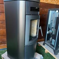 Stufa a Pellet Ravelli Fuoco Modello Dual 9 bronzo