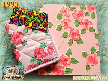 NAJ OLEARI Vintage 1992 Diario Portafoglio cotone