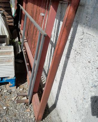 Cancello scorrevole 6.40 mt altezza 1.40