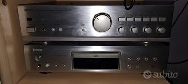 set HiFi denon lettore CD+amplificatore 
