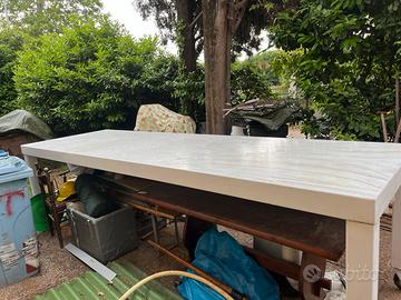 Tavolo giardino / banco lavoro ferro