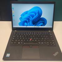 Thinkpad T490 I7 8/240 solo 5 cicli di carica