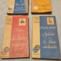 4 libri tascabili francesi inizi 900