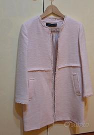 Zara Woman in tweed rosa pastello
