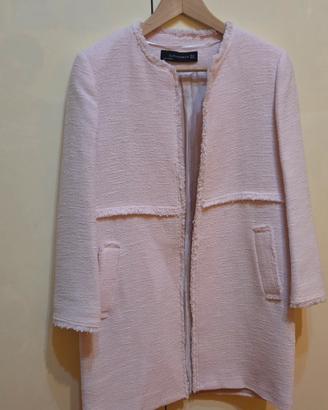 Zara Woman in tweed rosa pastello