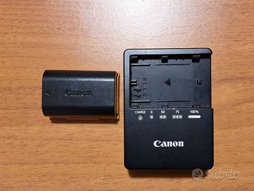 Canon caricabatterie LC-E6 + Batterie