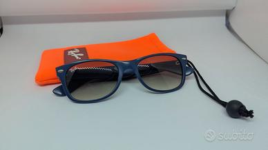 Occhiali da Sole Ray-Ban Originali Blu Opaco con C