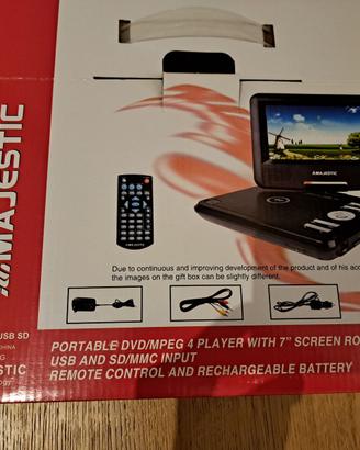 Lettore DVD Portatile Majestic
