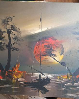 QUADRO DI VINCENZO DI GIORGIO, TRAMONTO