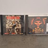 Lotto resident evil 1 + diablo 2 pc