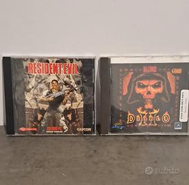Lotto resident evil 1 + diablo 2 pc