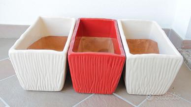 Vasi in terracotta smaltati