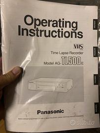 Videoregistratore panasonic time lapse AG-TL500P