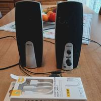 Trust Altoparlanti 2.0 Nero + Cavo USB-C Nuovo