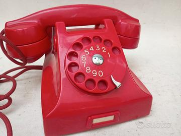 telefono Fatme Roma vintage rosso