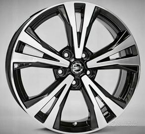 4 cerchi lega nissan qshqai tekna r18 lt2927