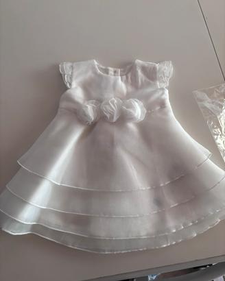 Vestito battesimo bimba 6 mesi Chicco