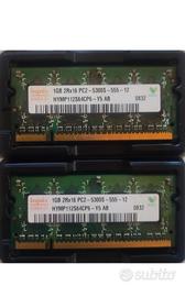 2pezzi 1GB 2Rx16