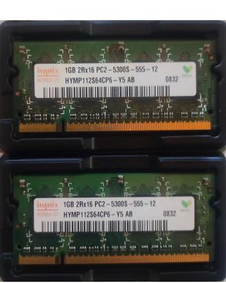 2pezzi 1GB 2Rx16