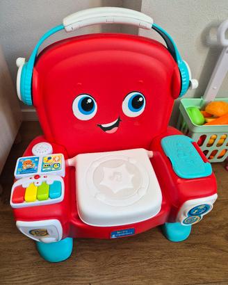 Poltroncina baby Clementoni canta, suona e balla