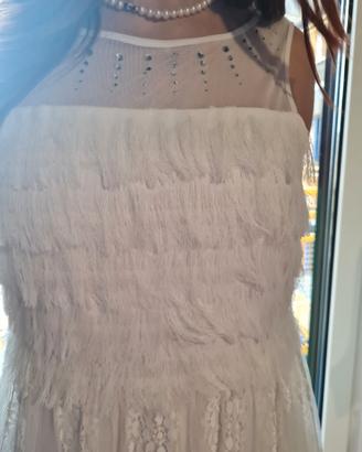 Monnalisa chic abito cerimonia XS 13 anni