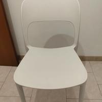 Sedie Bianche Polipropilene impilabili  -  Pz. 4