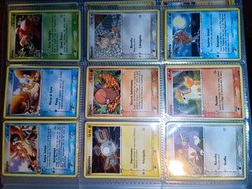 Lotto carte Pokemon - Ex rosso fuoco e verde fogli
