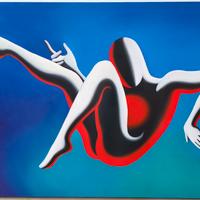 Dipinto a mano riproduzione opera di Mark Kostabi 