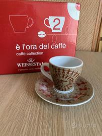 Weissestal Caffè Collection: set 2 tazze, 2 piatti