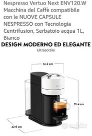 Macchina caffè Nespresso Vertuo 