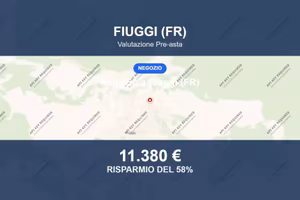 Immobile in asta di 28 m² a Fiuggi