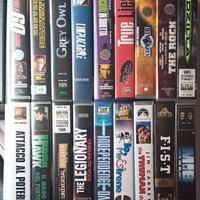 Lotto VHS 18 pezzi azione, avventura, fantasy