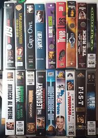 Lotto VHS 18 pezzi azione, avventura, fantasy