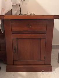 Comodino in Legno Nazionale - Stile Arte Povera