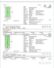 N.2 serramenti in pvc nuovi