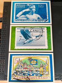 Collezione Quadretti Stampe Vintage Francobolli 