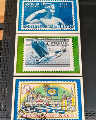Collezione Quadretti Stampe Vintage Francobolli 
