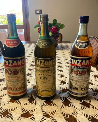 Bottiglie Cinzano da collezione