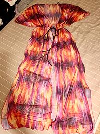 Abito lungo /copricostume Nuovo TU 