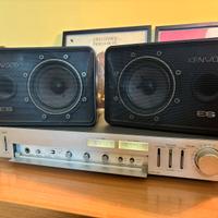 Amplificatore Onkyo A-15 con casse Kenwood CM-5ES