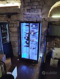 Cantinetta frigo verticale con illuminazione