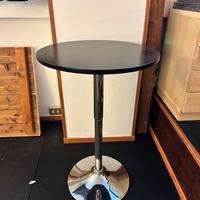 Tavolino alto bistrot  – moderno, base cromata