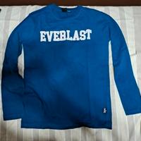 Maglia everlast blu a maniche lunghe