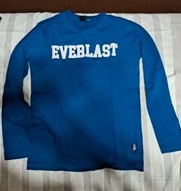 Maglia everlast blu a maniche lunghe
