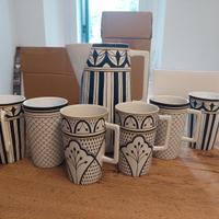 set da tè con caraffa Madeira