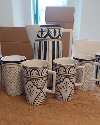 set da tè con caraffa Madeira