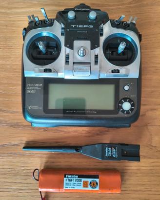 Radiocomando Futaba T12FG + ricevente