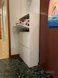 Scarpiera bianca a 3 ribalte – 25 €