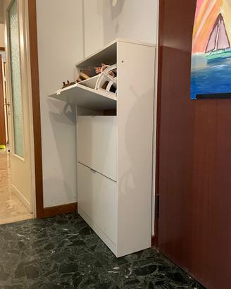 Scarpiera bianca a 3 ribalte – 25 €